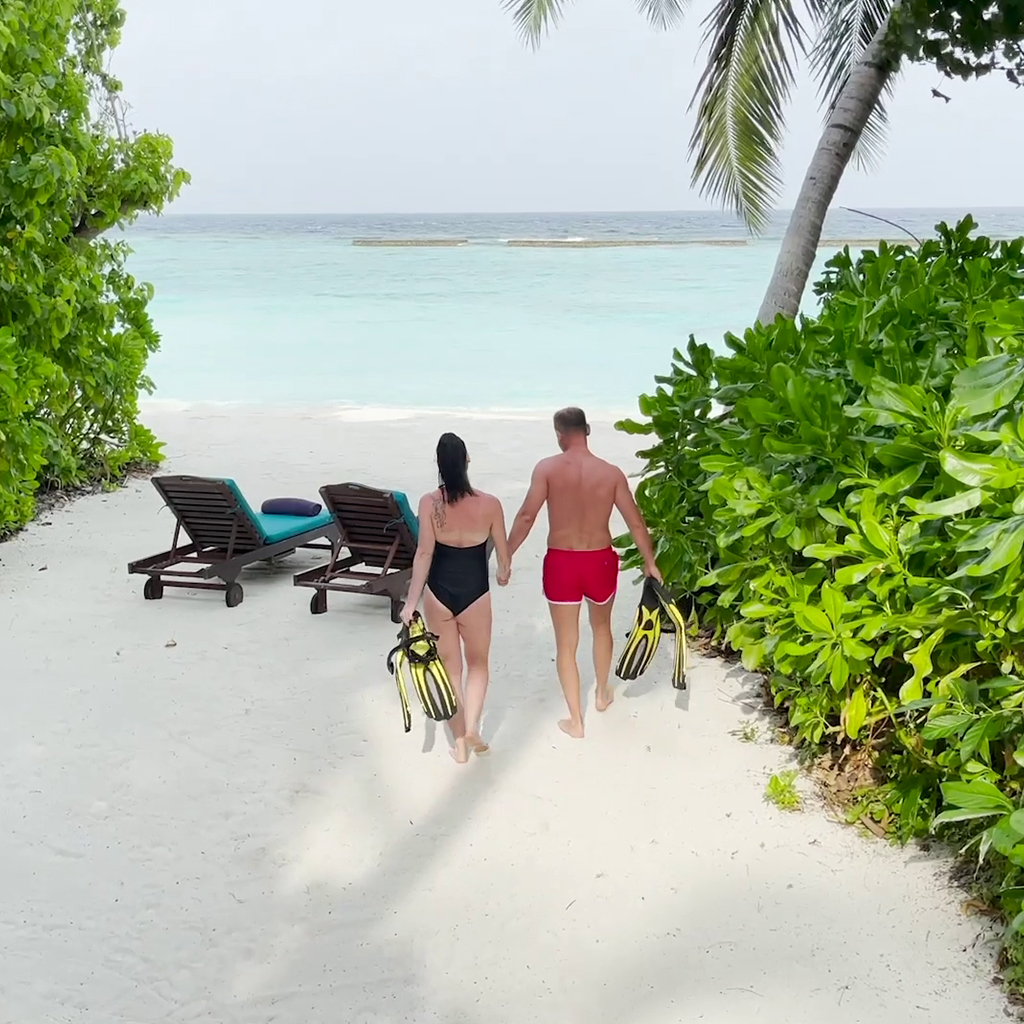 Beach Villa at Veligandu Maldives