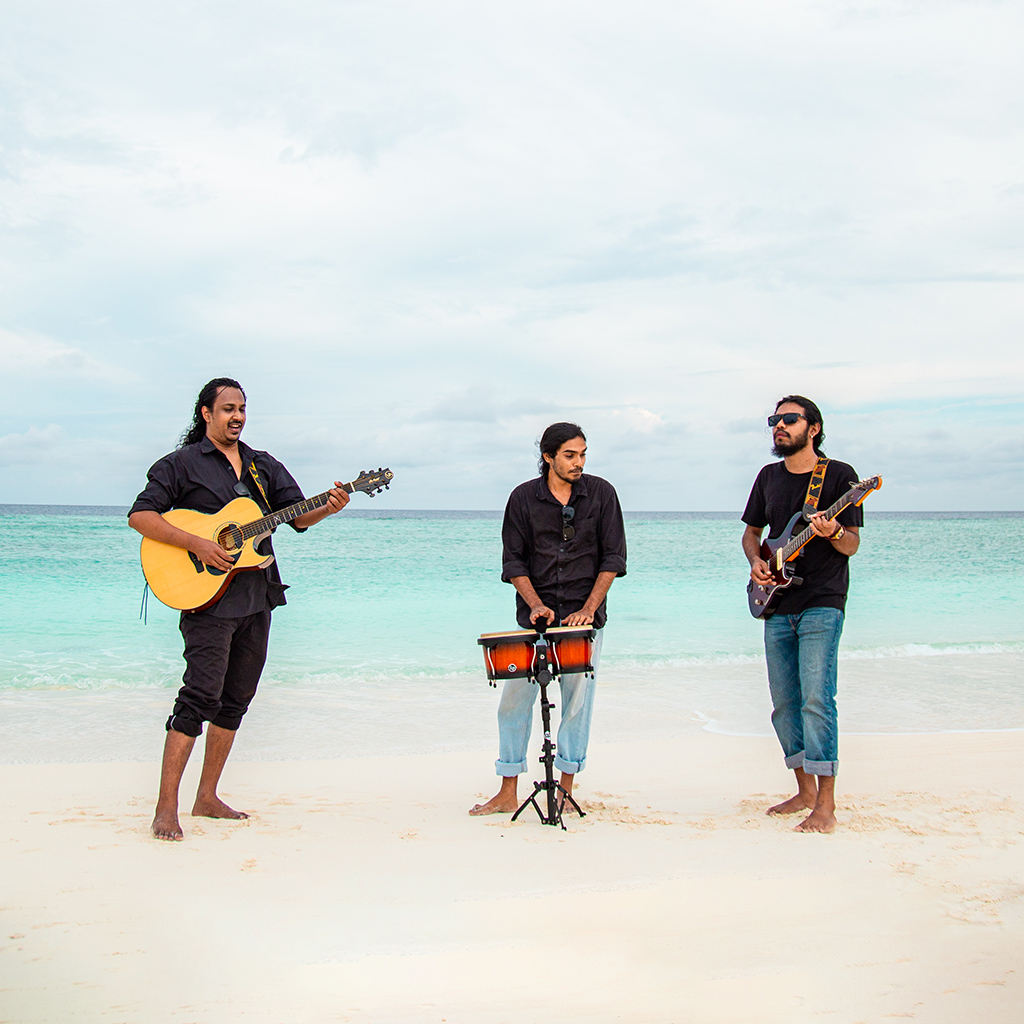 Live Music Band at Veligandu Maldives