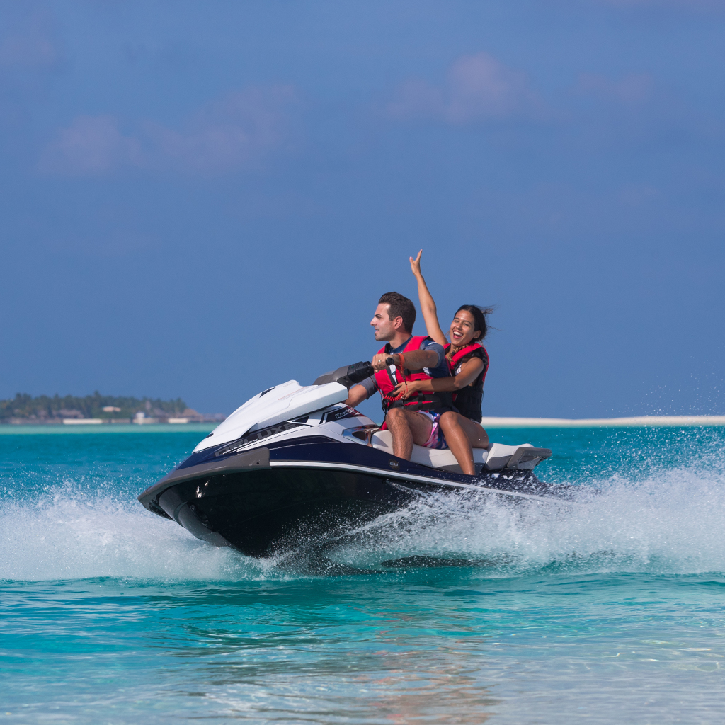 Motorized Water Sports at Veligandu Maldives.