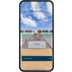 Book your resort experiences via the Veligandu Maldives Mobile App