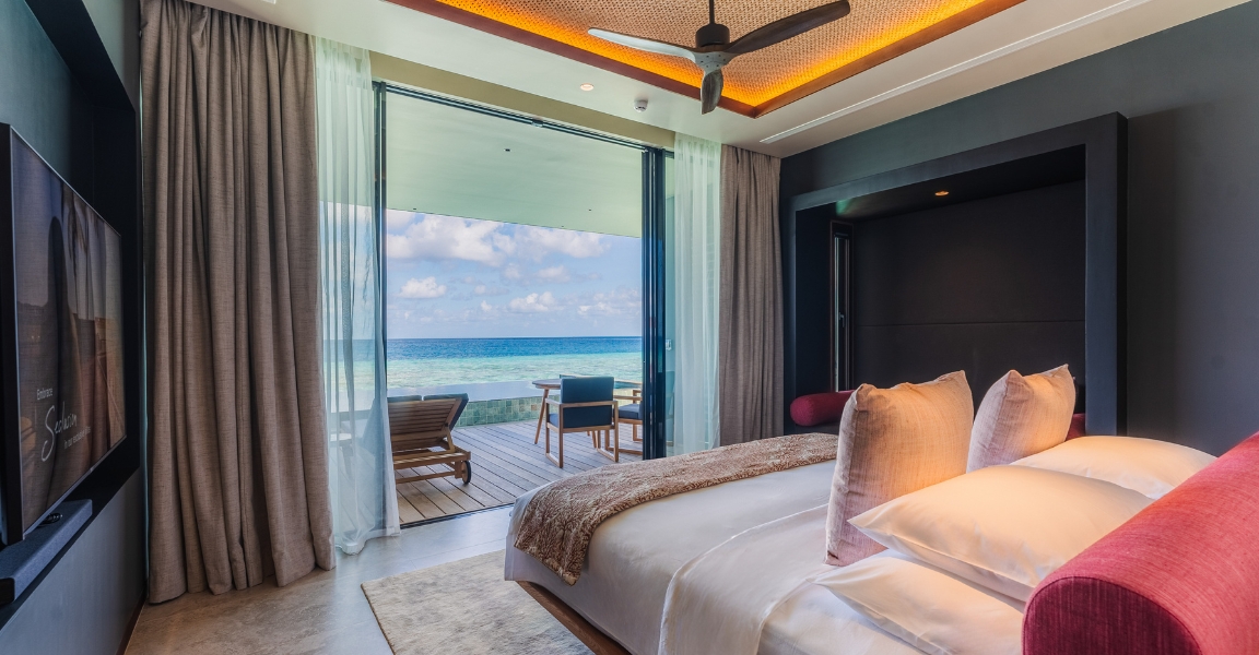 Wake up to sea views at Veligandu Maldives