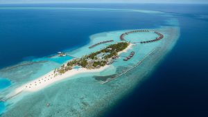 Aerial View of Veligandu Maldives