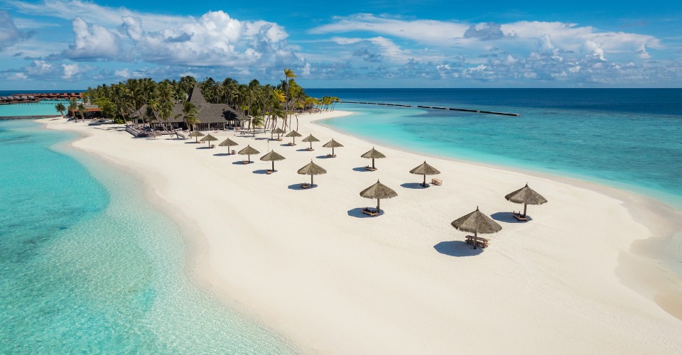 Sandbank of Veligandu Maldives