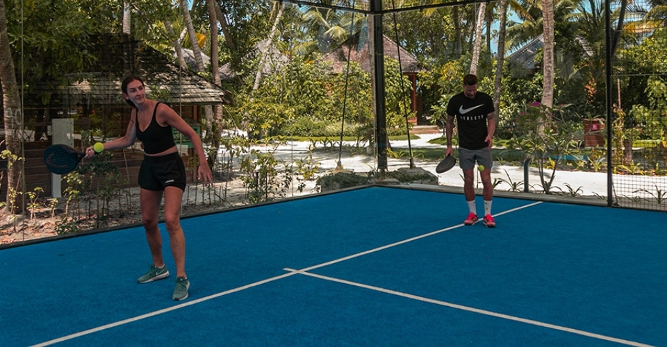Padel Tennis in Veligamdu Maldives