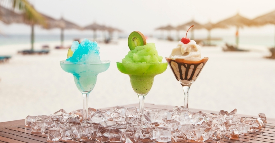 Ice cream at Veligandu Maldives