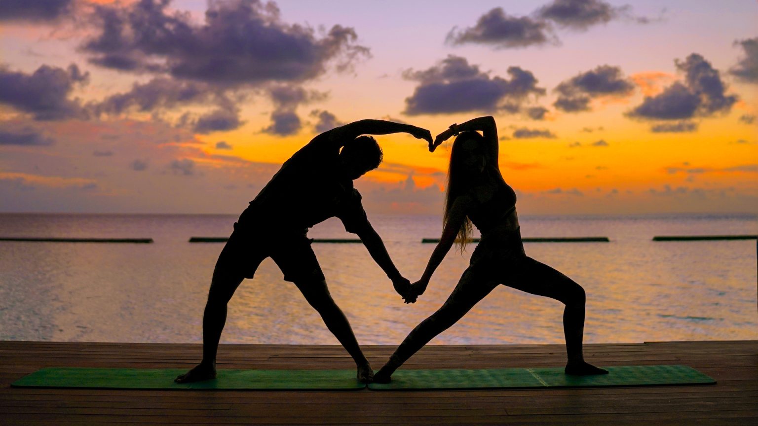 Private Sunrise Yoga at Veligandu Maldives