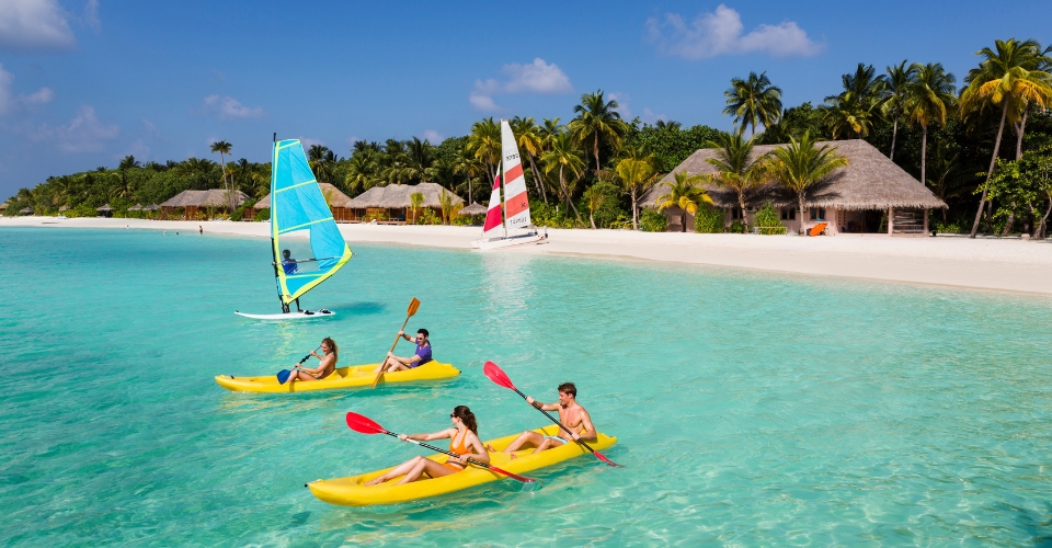 Windsurfing and Kayaking