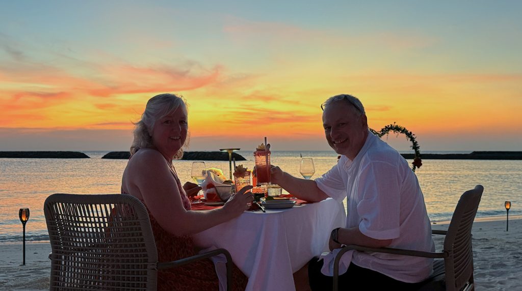 Intimate Beach Dinner at Veligandu Maldives