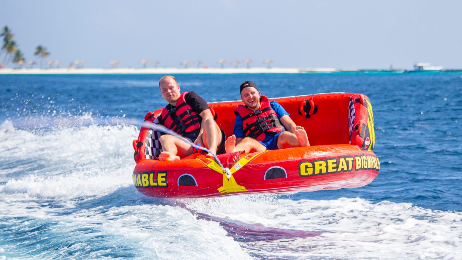 Inflatable Ride at Veligandu Maldives