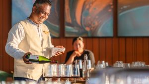 Raalu Bar wine tasting at Veligandu Maldives