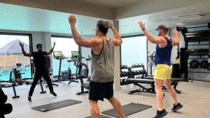 VFitness Center at Veligandu Maldives with private trainer